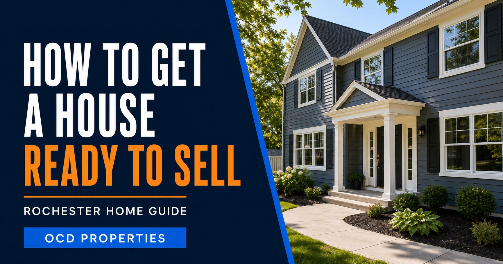 Rochester area home being prepared for listing photos and showings